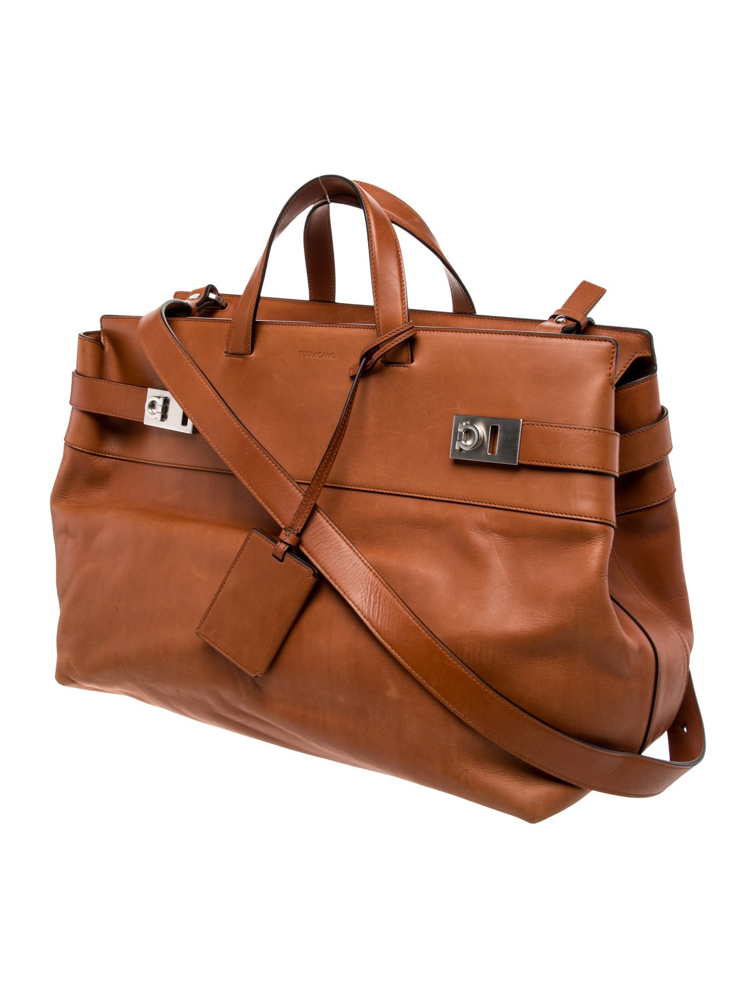 Ferragamo Gancini Weekender Bag